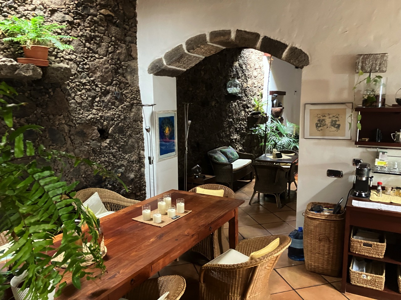 Villa Müller interior courtyard